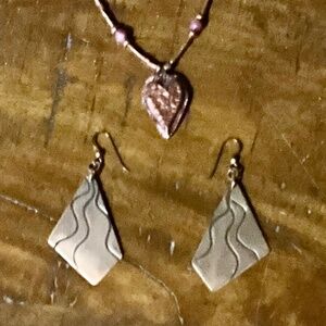 Apostle Creations Antique Copper Necklace & Custom One of a Kind Earrings